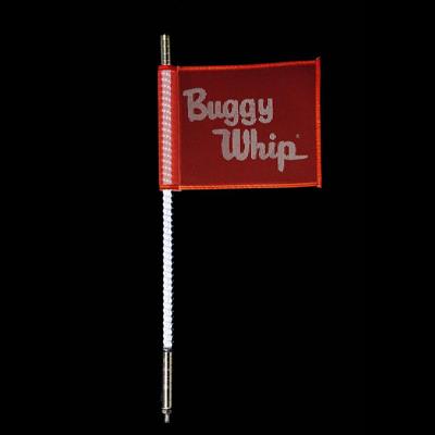 Buggy Whip 8' White LED Whip, Threaded - BWLED8WT